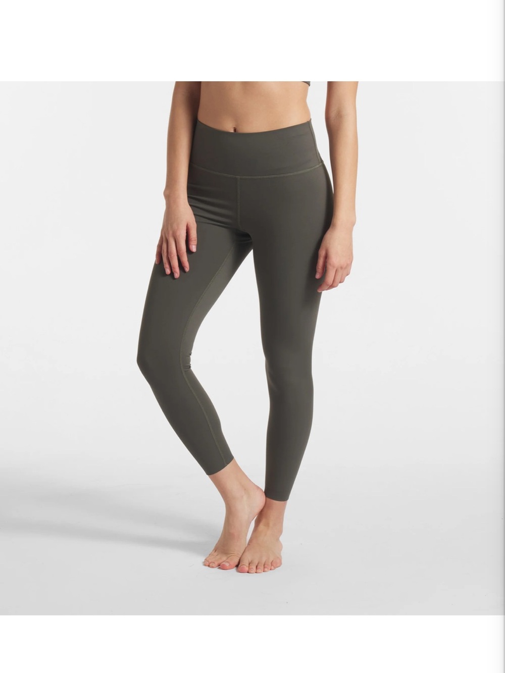 Unrl High-Waist Grove Green Stretch Leggings